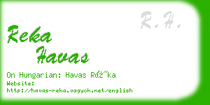 reka havas business card